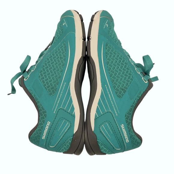 Shimano Cycling Shoes 39 / 7.2 Pedaling Dynamics CW47 Click'r Teal Turquoise - Picture 5 of 9